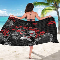 Hawaiian And Japanese Sarong Aloha Koi Fish Palaka Patterns - Polynesian Pride