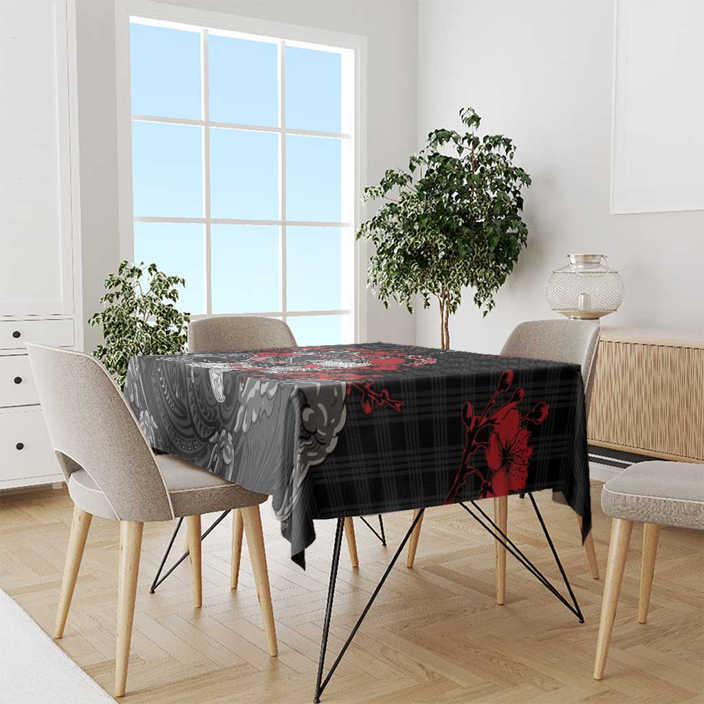 Hawaiian And Japanese Tablecloth Aloha Koi Fish Palaka Patterns DT05 - Polynesian Pride