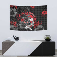 Hawaiian And Japanese Tapestry Aloha Koi Fish Palaka Patterns DT05 - Polynesian Pride