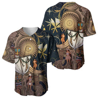 Hawaii Makahiki Baseball Jersey Polynesian Sky And Earth DT05 - Polynesian Pride
