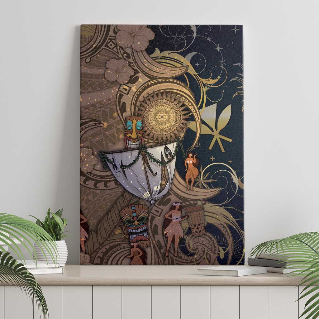 Hawaii Makahiki Canvas Wall Art Polynesian Sky And Earth DT05 - Polynesian Pride