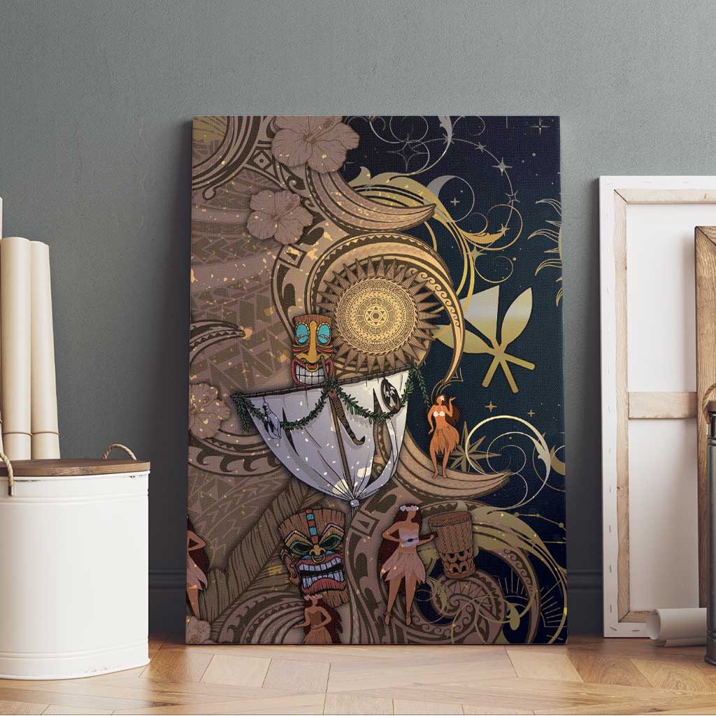 Hawaii Makahiki Canvas Wall Art Polynesian Sky And Earth DT05 - Polynesian Pride