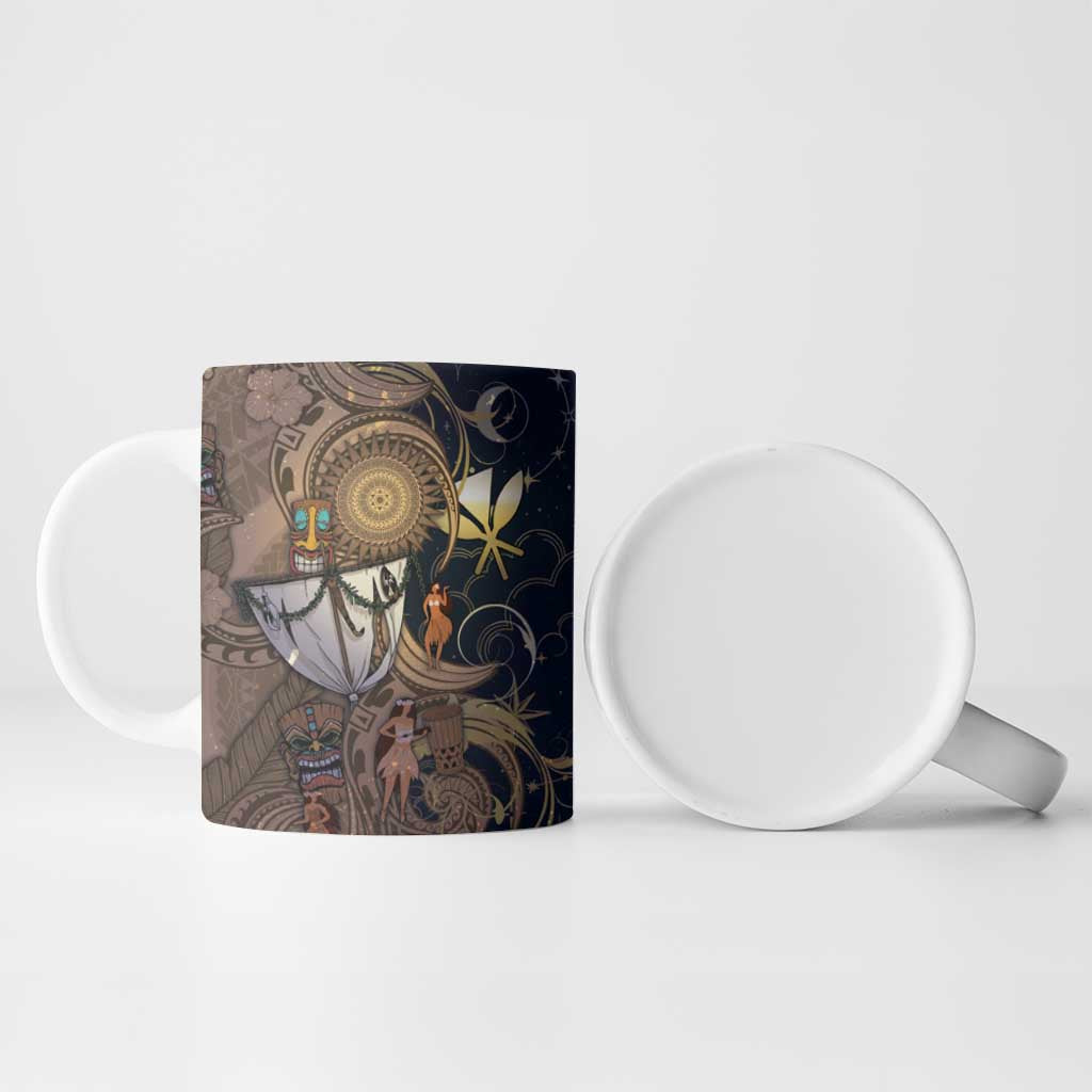Hawaii Makahiki Ceramic Mug Polynesian Sky And Earth DT05 - Polynesian Pride
