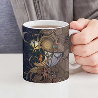 Hawaii Makahiki Ceramic Mug Polynesian Sky And Earth DT05 - Polynesian Pride
