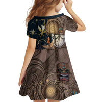 Hawaii Makahiki Family Matching Puletasi and Hawaiian Shirt Polynesian Sky And Earth DT05 - Polynesian Pride