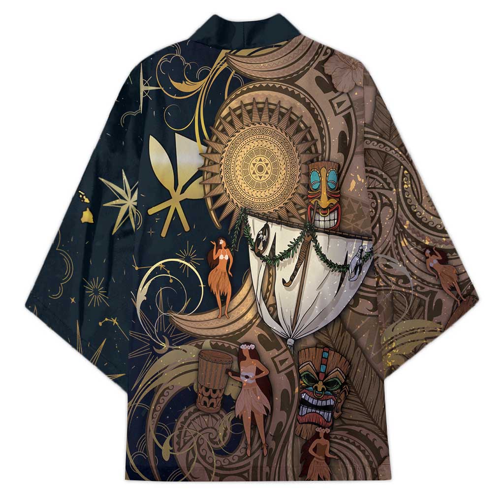 Hawaii Makahiki Kimono Polynesian Sky And Earth DT05 - Polynesian Pride