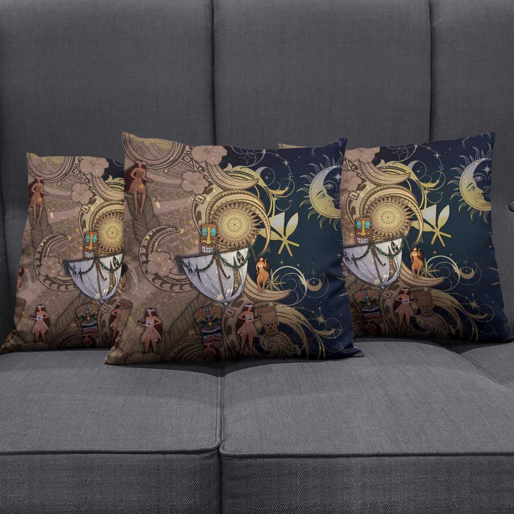 Hawaii Makahiki Pillow Cover Polynesian Sky And Earth DT05 - Polynesian Pride