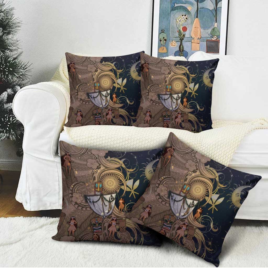 Hawaii Makahiki Pillow Cover Polynesian Sky And Earth DT05 - Polynesian Pride