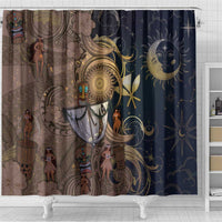 Hawaii Makahiki Shower Curtain Polynesian Sky And Earth DT05 - Polynesian Pride