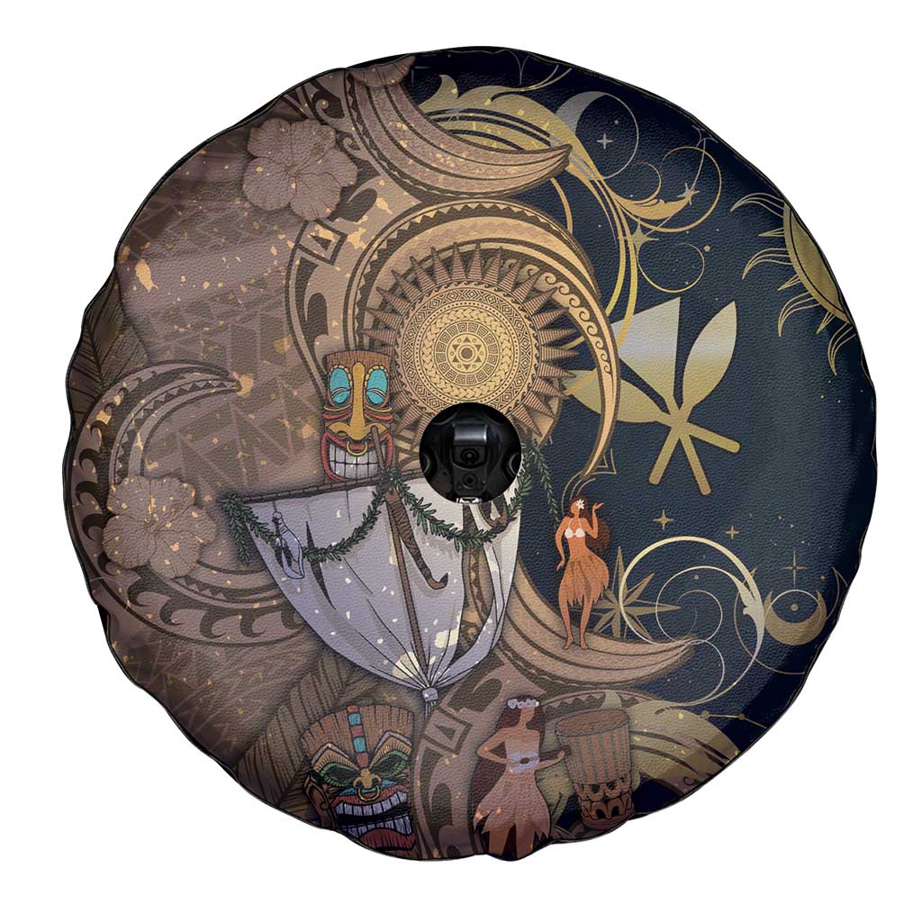 Hawaii Makahiki Spare Tire Cover Polynesian Sky And Earth - Polynesian Pride