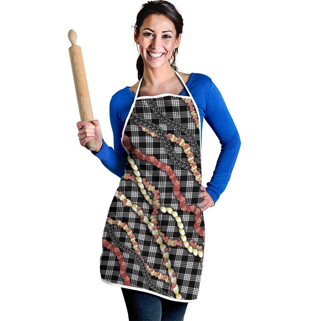 Hawaii Palaka Niihau Shell Lei Apron Tropical Island Plaid Patterns DT05 - Polynesian Pride