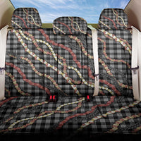 Hawaii Palaka Niihau Shell Lei Back Car Seat Cover Tropical Island Plaid Patterns DT05 One Size Black - Polynesian Pride