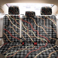Hawaii Palaka Niihau Shell Lei Back Car Seat Cover Tropical Island Plaid Patterns DT05 - Polynesian Pride