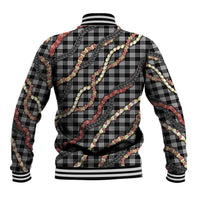 Hawaii Palaka Niihau Shell Lei Baseball Jacket Tropical Island Plaid Patterns DT05 - Polynesian Pride