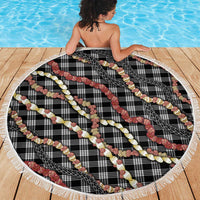 Hawaii Palaka Niihau Shell Lei Beach Blanket Tropical Island Plaid Patterns DT05 - Polynesian Pride