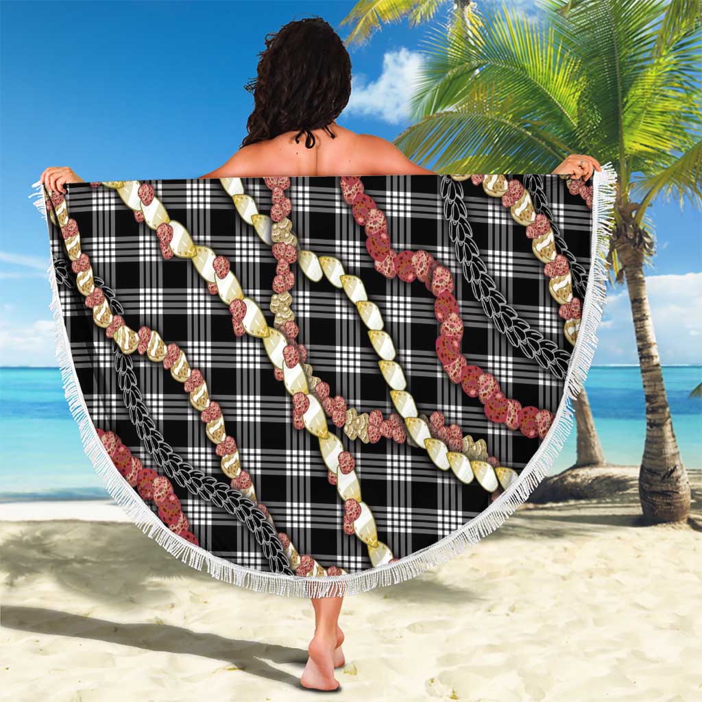 Hawaii Palaka Niihau Shell Lei Beach Blanket Tropical Island Plaid Patterns DT05 - Polynesian Pride