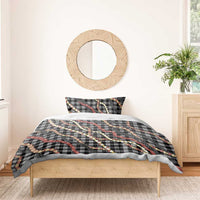 Hawaii Palaka Niihau Shell Lei Bedding Set Tropical Island Plaid Patterns DT05 - Polynesian Pride