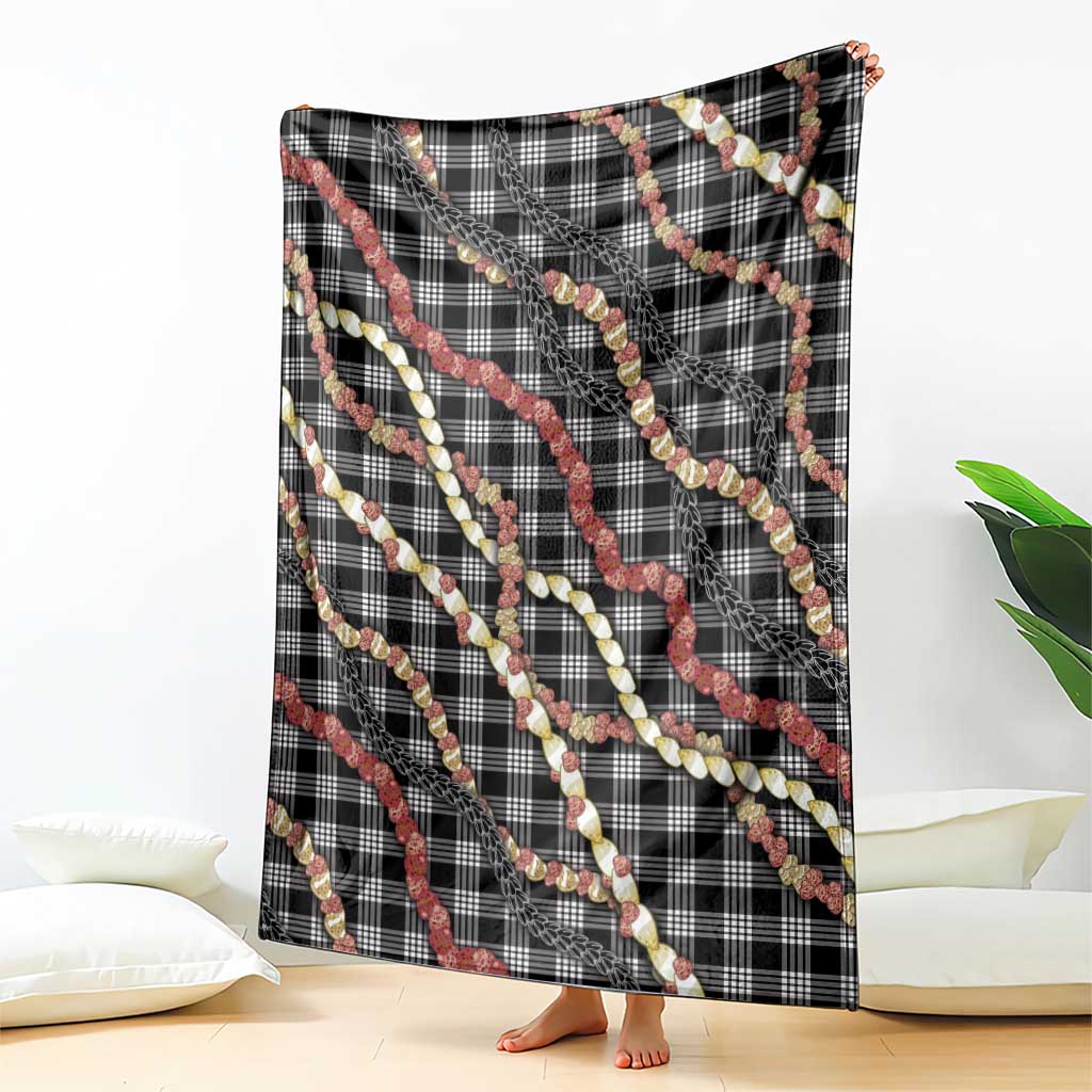 Hawaii Palaka Niihau Shell Lei Blanket Tropical Island Plaid Patterns DT05 - Polynesian Pride