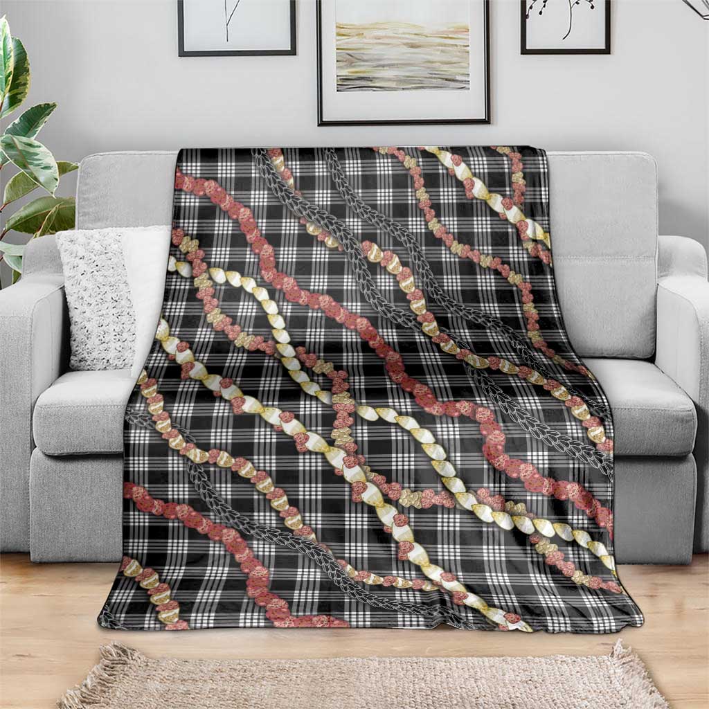 Hawaii Palaka Niihau Shell Lei Blanket Tropical Island Plaid Patterns DT05 - Polynesian Pride