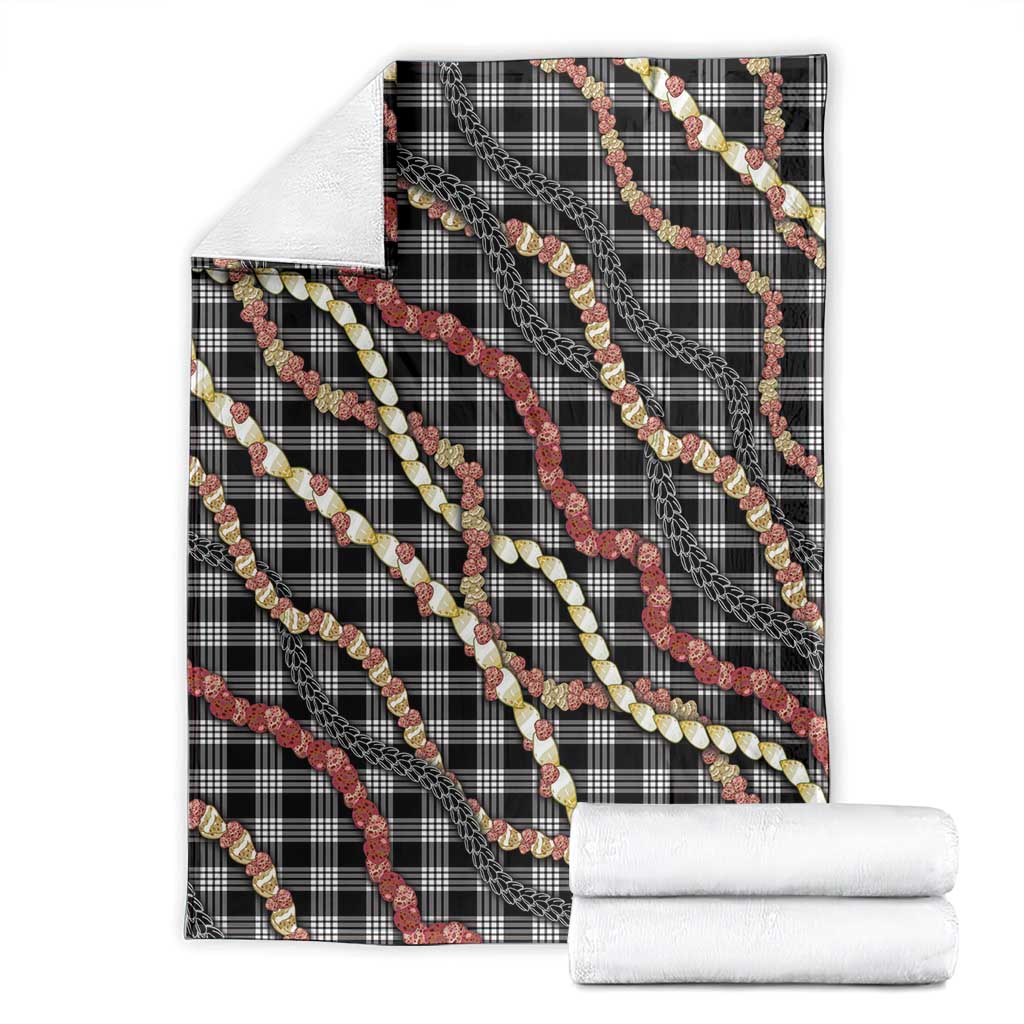 Hawaii Palaka Niihau Shell Lei Blanket Tropical Island Plaid Patterns DT05 - Polynesian Pride