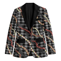 Hawaii Palaka Niihau Shell Lei Blazer Tropical Island Plaid Patterns