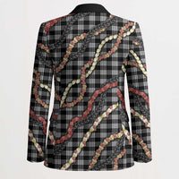 Hawaii Palaka Niihau Shell Lei Blazer Tropical Island Plaid Patterns