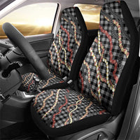 Hawaii Palaka Niihau Shell Lei Car Seat Cover Tropical Island Plaid Patterns DT05 - Polynesian Pride