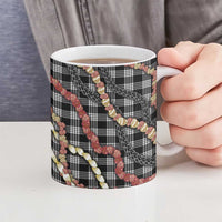 Hawaii Palaka Niihau Shell Lei Ceramic Mug Tropical Island Plaid Patterns DT05 - Polynesian Pride