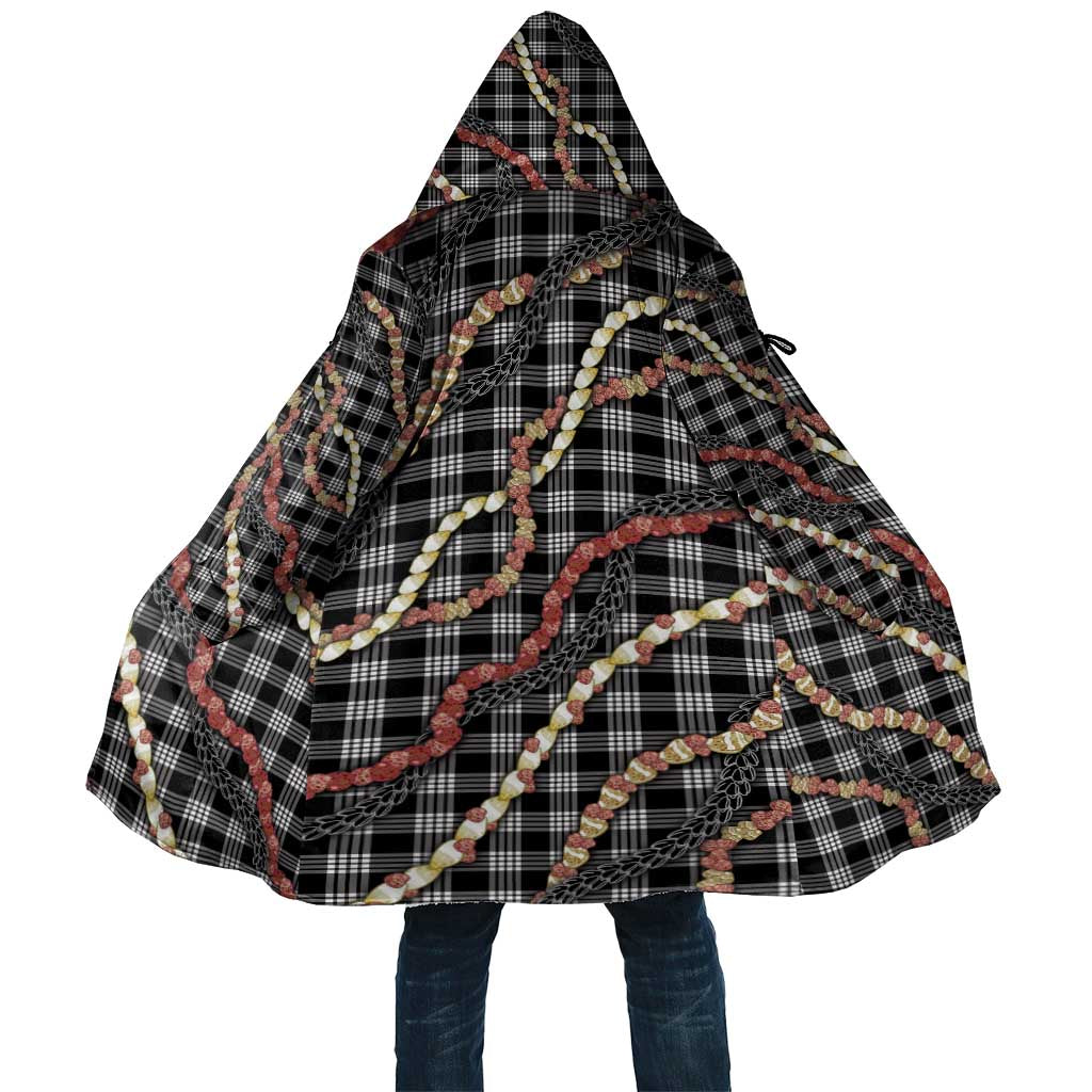 Hawaii Palaka Niihau Shell Lei Cloak Tropical Island Plaid Patterns DT05 Unisex Black - Polynesian Pride