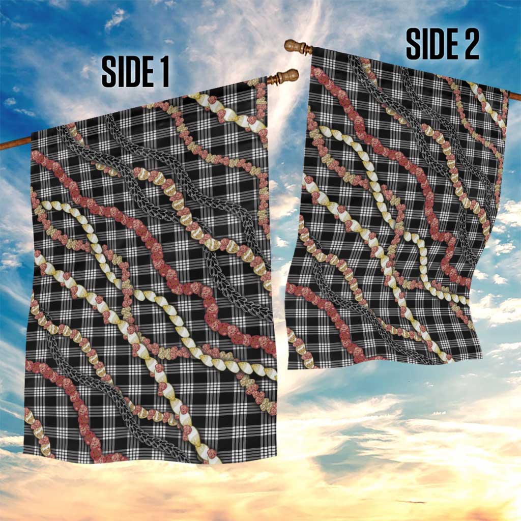 Hawaii Palaka Niihau Shell Lei Garden Flag Tropical Island Plaid Patterns DT05 - Polynesian Pride