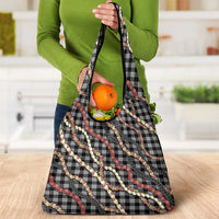 Hawaii Palaka Niihau Shell Lei Grocery Bag Tropical Island Plaid Patterns DT05 - Polynesian Pride