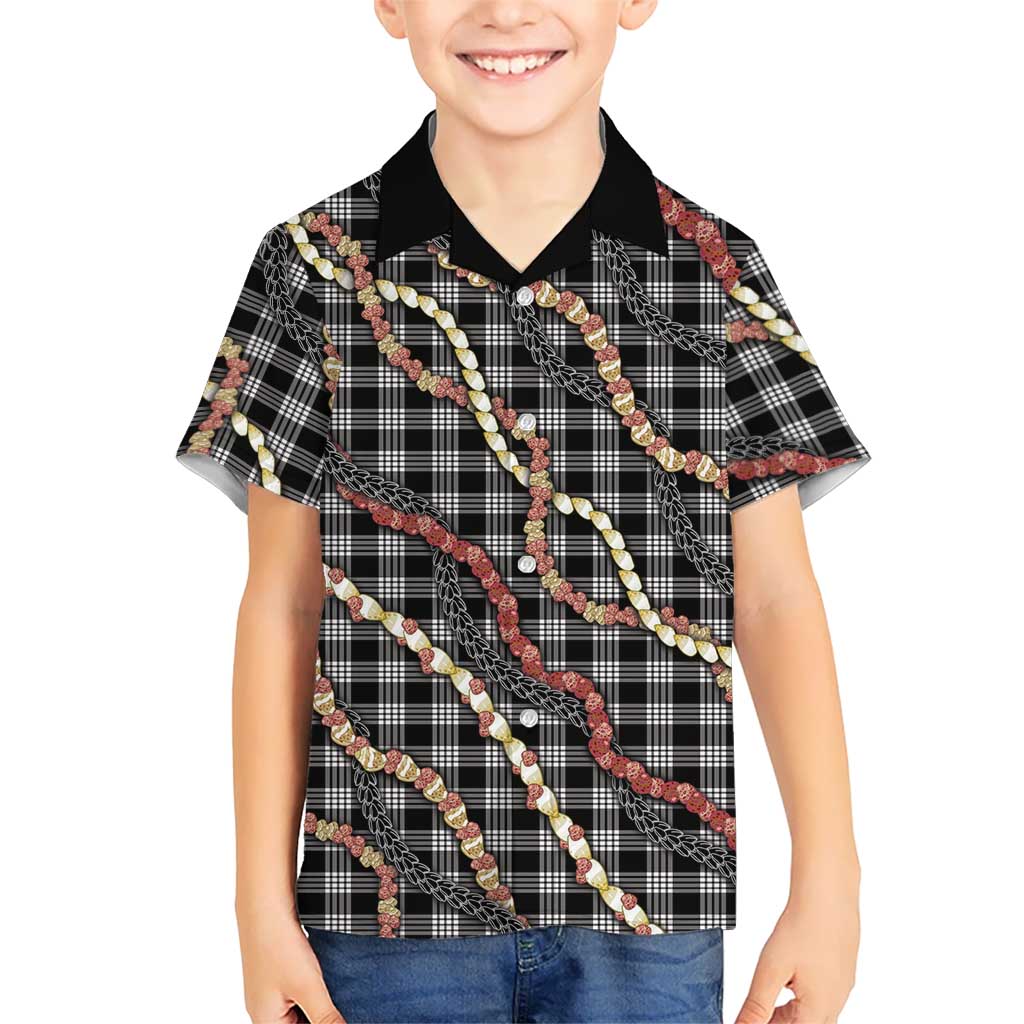 Hawaii Palaka Niihau Shell Lei Hawaiian Shirt Tropical Island Plaid Patterns DT05 - Polynesian Pride
