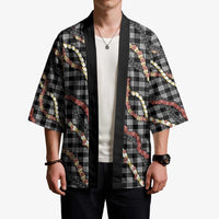 Hawaii Palaka Niihau Shell Lei Kimono Tropical Island Plaid Patterns DT05 - Polynesian Pride