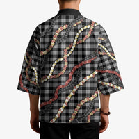 Hawaii Palaka Niihau Shell Lei Kimono Tropical Island Plaid Patterns DT05 - Polynesian Pride