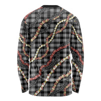 Hawaii Palaka Niihau Shell Lei Long Sleeve Shirt Tropical Island Plaid Patterns DT05 - Polynesian Pride