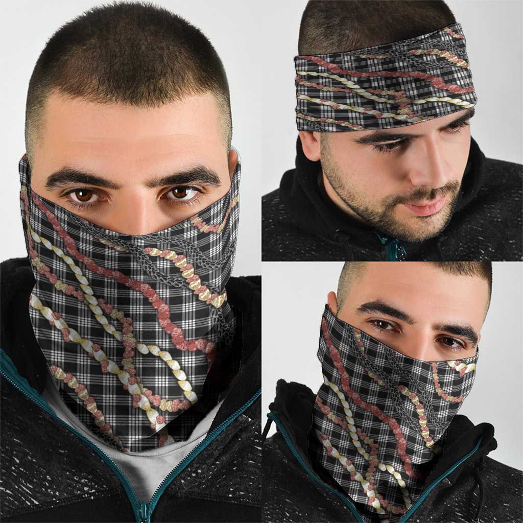 Hawaii Palaka Niihau Shell Lei Neck Gaiter Tropical Island Plaid Patterns DT05 - Polynesian Pride