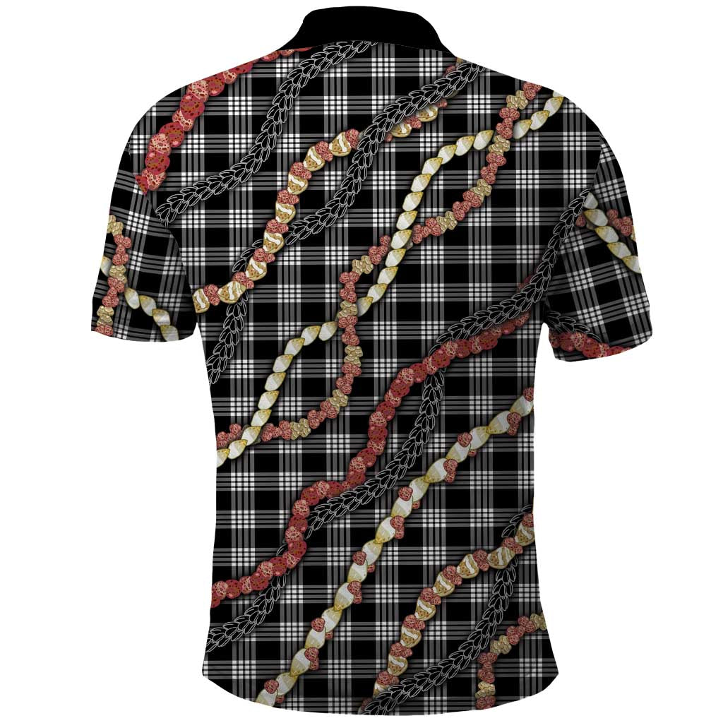 Hawaii Palaka Niihau Shell Lei Polo Shirt Tropical Island Plaid Patterns DT05 - Polynesian Pride