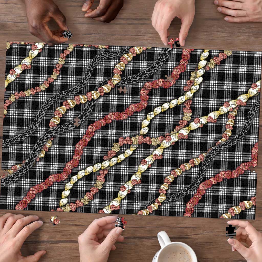 Hawaii Palaka Niihau Shell Lei Puzzle Tropical Island Plaid Patterns DT05 - Polynesian Pride