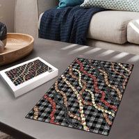 Hawaii Palaka Niihau Shell Lei Puzzle Tropical Island Plaid Patterns DT05 - Polynesian Pride