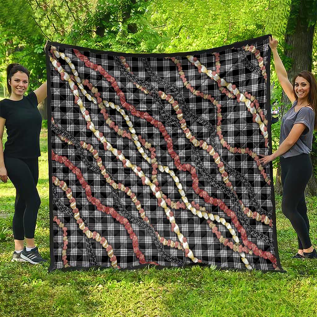 Hawaii Palaka Niihau Shell Lei Quilt Tropical Island Plaid Patterns DT05 - Polynesian Pride