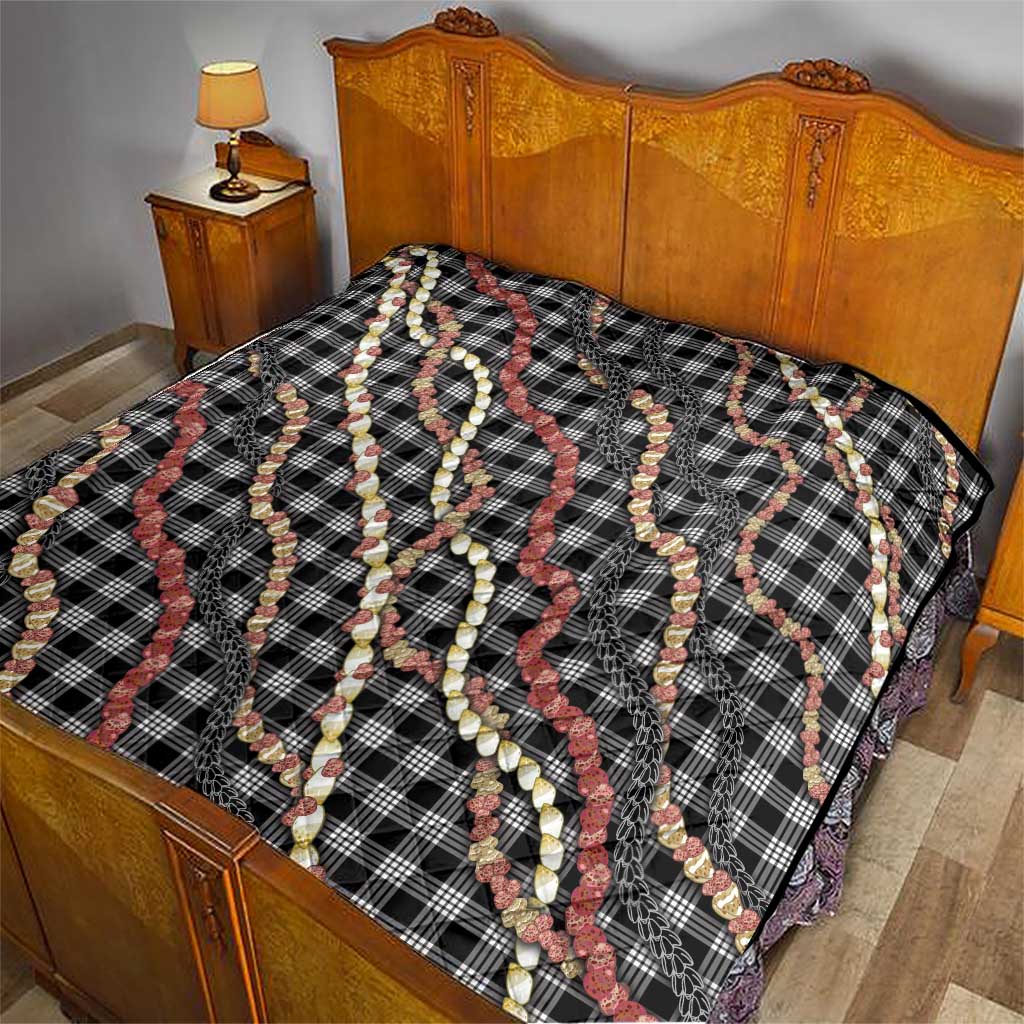 Hawaii Palaka Niihau Shell Lei Quilt Tropical Island Plaid Patterns DT05 - Polynesian Pride