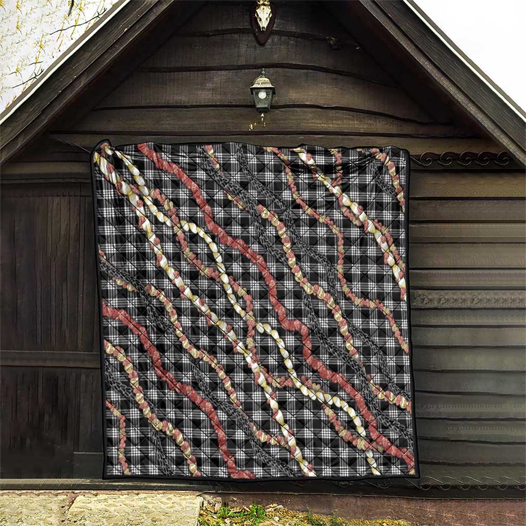 Hawaii Palaka Niihau Shell Lei Quilt Tropical Island Plaid Patterns DT05 - Polynesian Pride