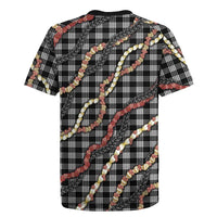 Hawaii Palaka Niihau Shell Lei Rugby Jersey Tropical Island Plaid Patterns DT05 - Polynesian Pride