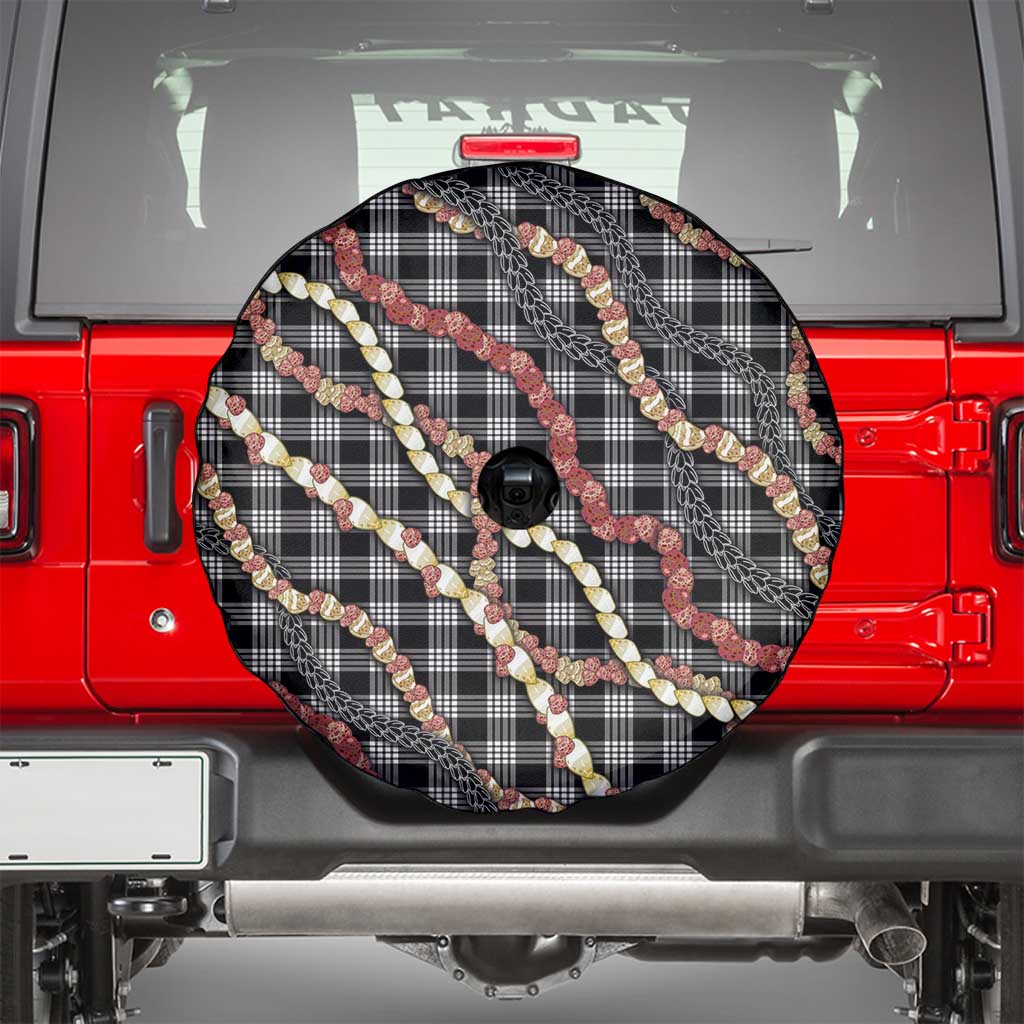 Hawaii Palaka Niihau Shell Lei Spare Tire Cover Tropical Island Plaid Patterns DT05 - Polynesian Pride
