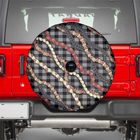 Hawaii Palaka Niihau Shell Lei Spare Tire Cover Tropical Island Plaid Patterns DT05 - Polynesian Pride