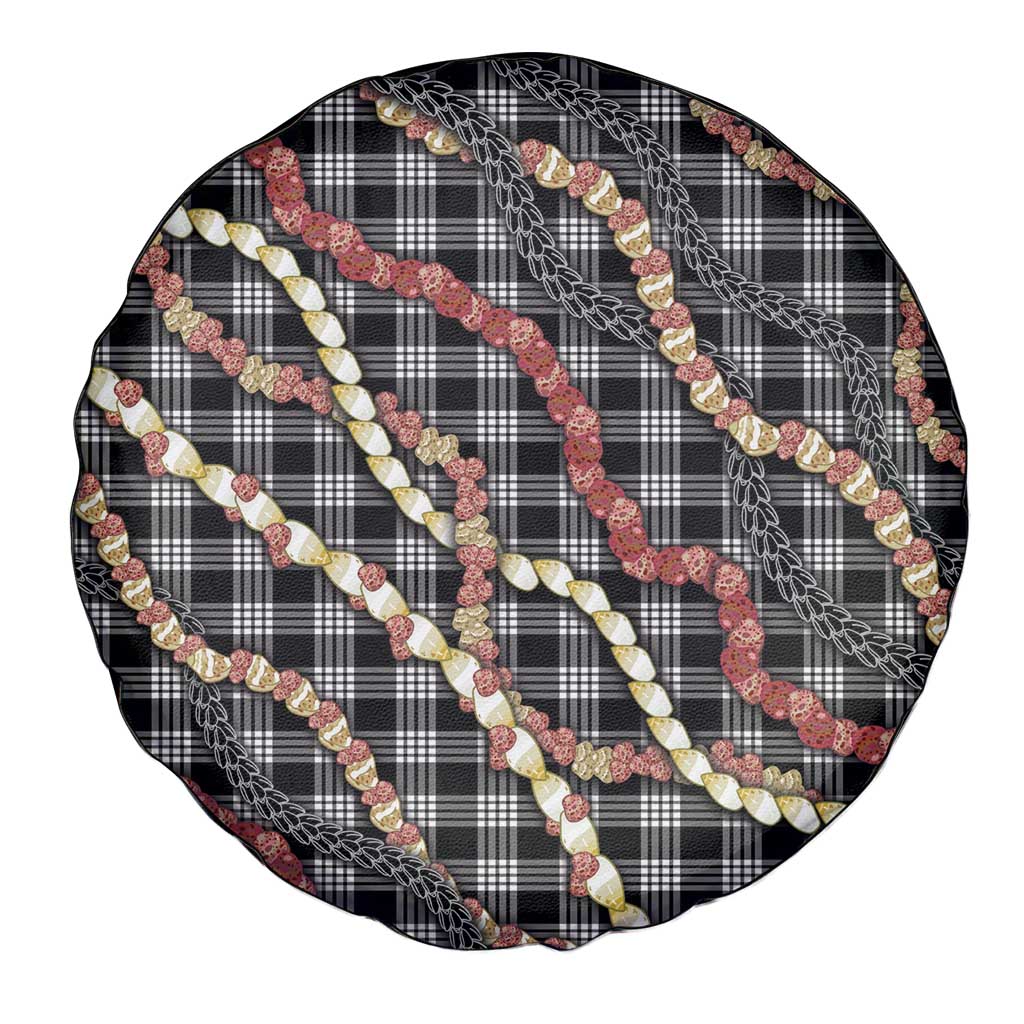 Hawaii Palaka Niihau Shell Lei Spare Tire Cover Tropical Island Plaid Patterns DT05 - Polynesian Pride