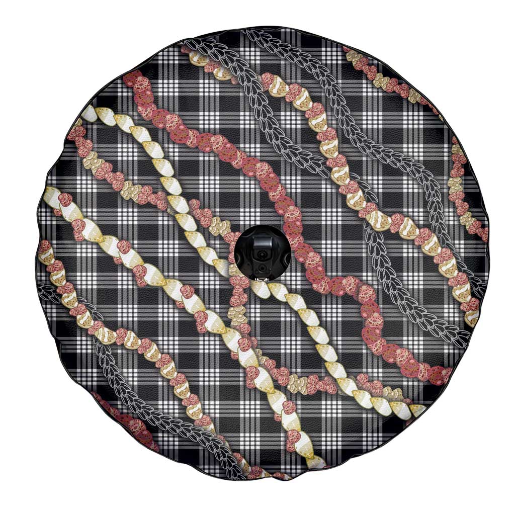 Hawaii Palaka Niihau Shell Lei Spare Tire Cover Tropical Island Plaid Patterns DT05 - Polynesian Pride