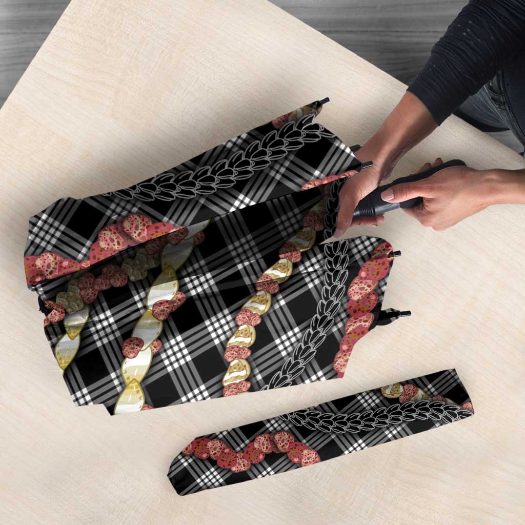 Hawaii Palaka Niihau Shell Lei Umbrella Tropical Island Plaid Patterns DT05 - Polynesian Pride