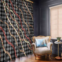 Hawaii Palaka Niihau Shell Lei Window Curtain Tropical Island Plaid Patterns DT05 - Polynesian Pride
