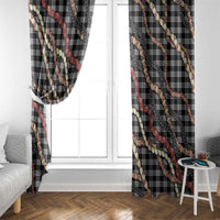 Hawaii Palaka Niihau Shell Lei Window Curtain Tropical Island Plaid Patterns DT05 - Polynesian Pride